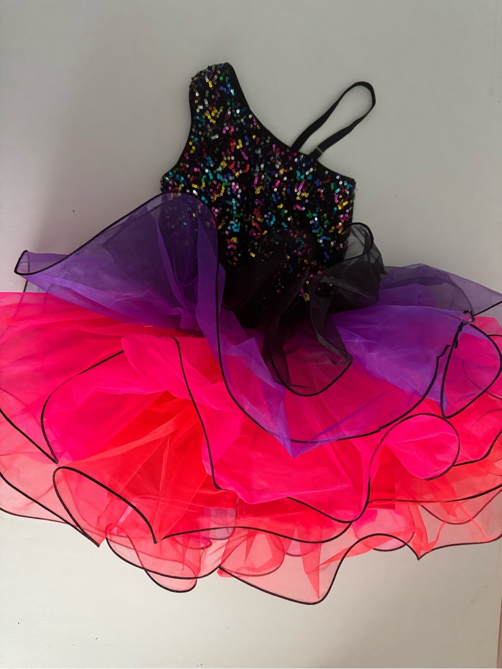 Kids Sequin Bodice Pink & Purple Tutu Costume